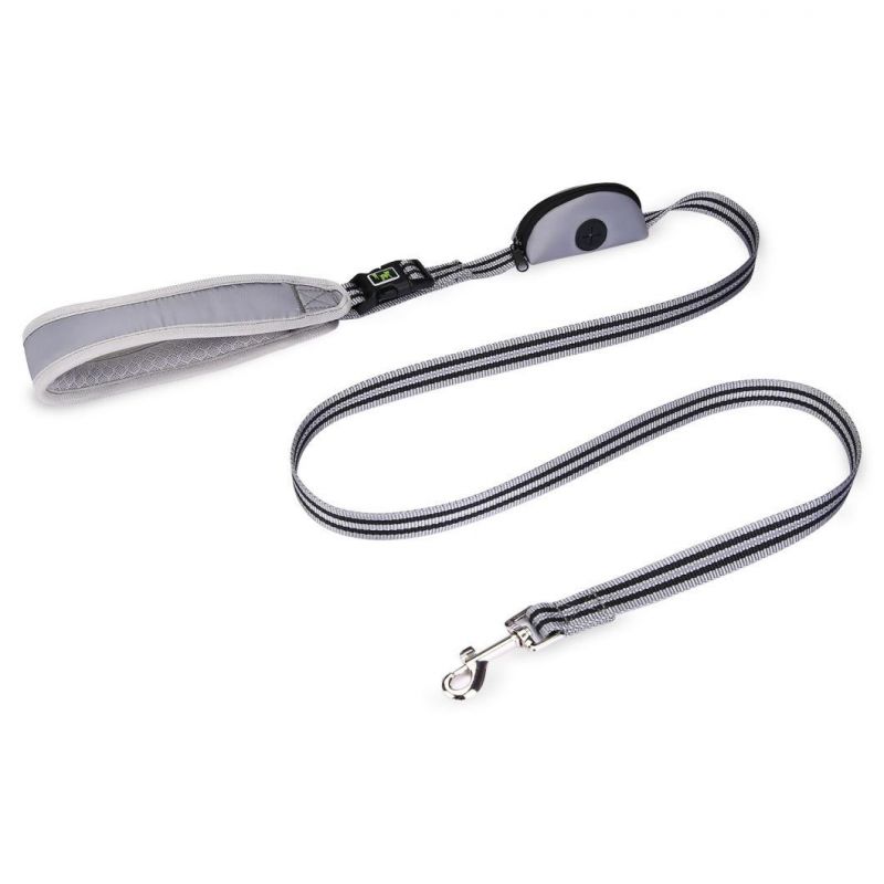 High Quality Reflective Nylon Leash Dog Multifunctional Dog Leash Set with Poop Bag Dispenser Innovative Leash Dog for Training