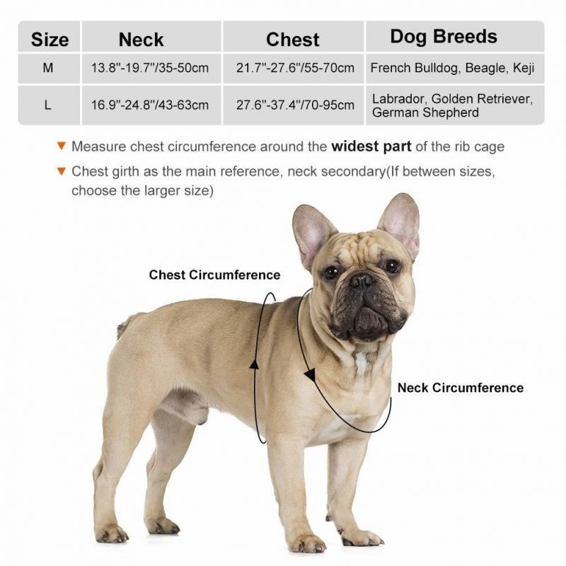 Dog Harness for Medium Pet No-Pull Reflective Breathable Adjustable Pet Vest with Handle for Outdoor Walking