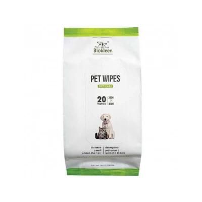 Biokleen OEM Custom Puppy Vitamin E Hypoallergenic Pure &amp; Natural Shampoo Pet Soft Pet Wipe