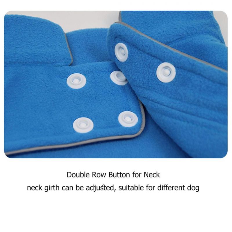 Sport Style Dog Coat Warm Fleece Pet Clothes