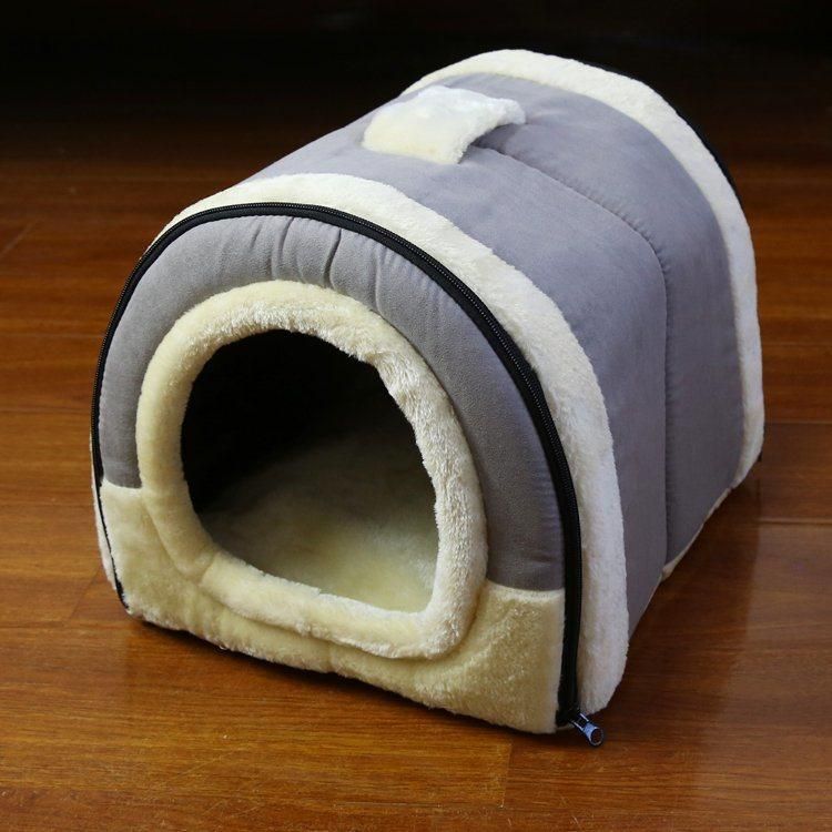 Luxury Cat Nest Calming Pet Nest Small Dog Bed Warm Cat Beds Portable Pet Bed