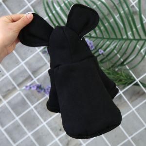 Cute Caps Sweater Dog Cloth Spring/Autumn Black Pet Thin Clothes for Bichon Frise/Poodle