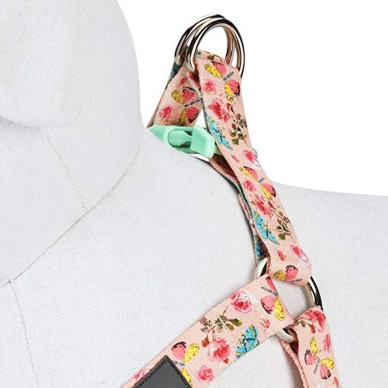 Colorful Ribbon Belt Rich Printing Adjustable Length Dog Harness