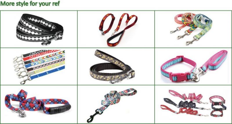 Cheap Rainbow Print Dog Collars and Leashes Set