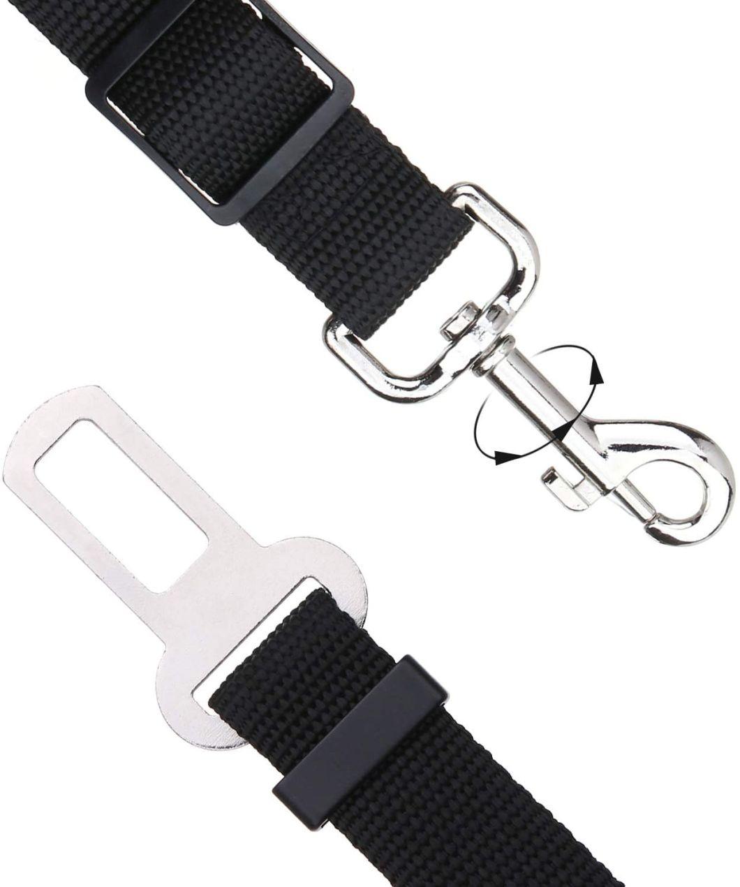 Adjustable Length Pet Dog Cat Car Seat Belt Pet Seat Belt Pet Accessories for Dogs Cats and Pets