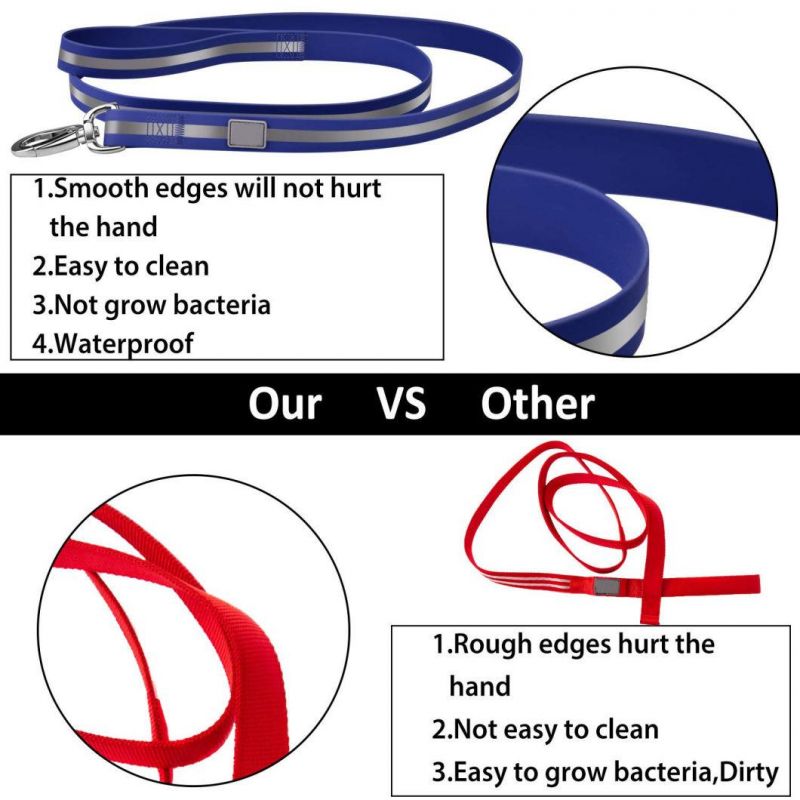 Easy to Clean&4 Feet Long 1 Inch Wide Waterproof Dog Leash Suitable for Small Large and Medium-Sized Pets