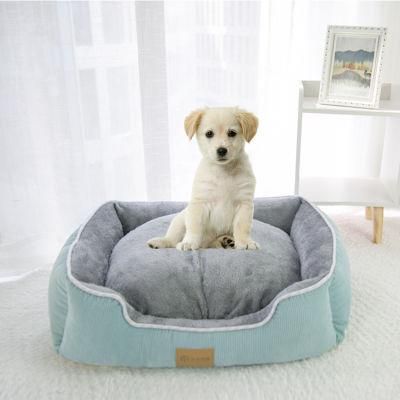 Wholesale Luxury Waterproof Ultra Soft Pet Dog Bed Rectangle Pet Bed Washable Dog Bed