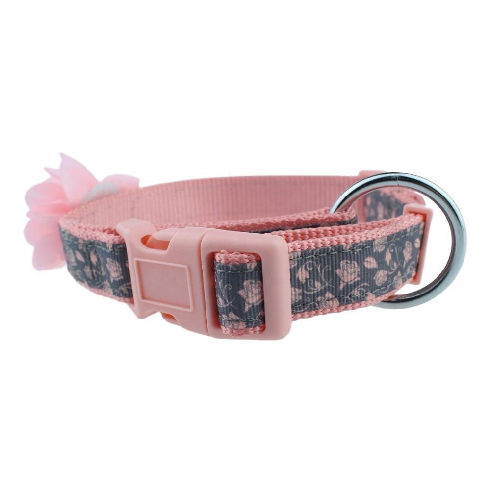 Wholesale Custom Personalized Fashion Flower Dog Collar for Puppy Pet Cat