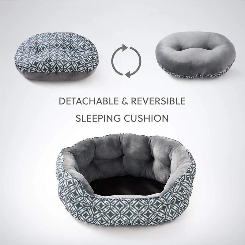 New Design Wholesale Dog Cushion Detachable Soft Fluffy Dog Cat Bed Comfortable