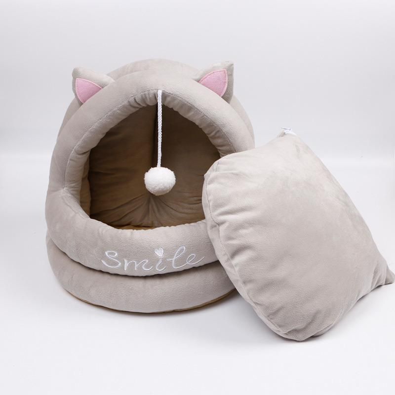 Customize OEM ODM Washable Cute Sleeping Pet Cat Dog Bed