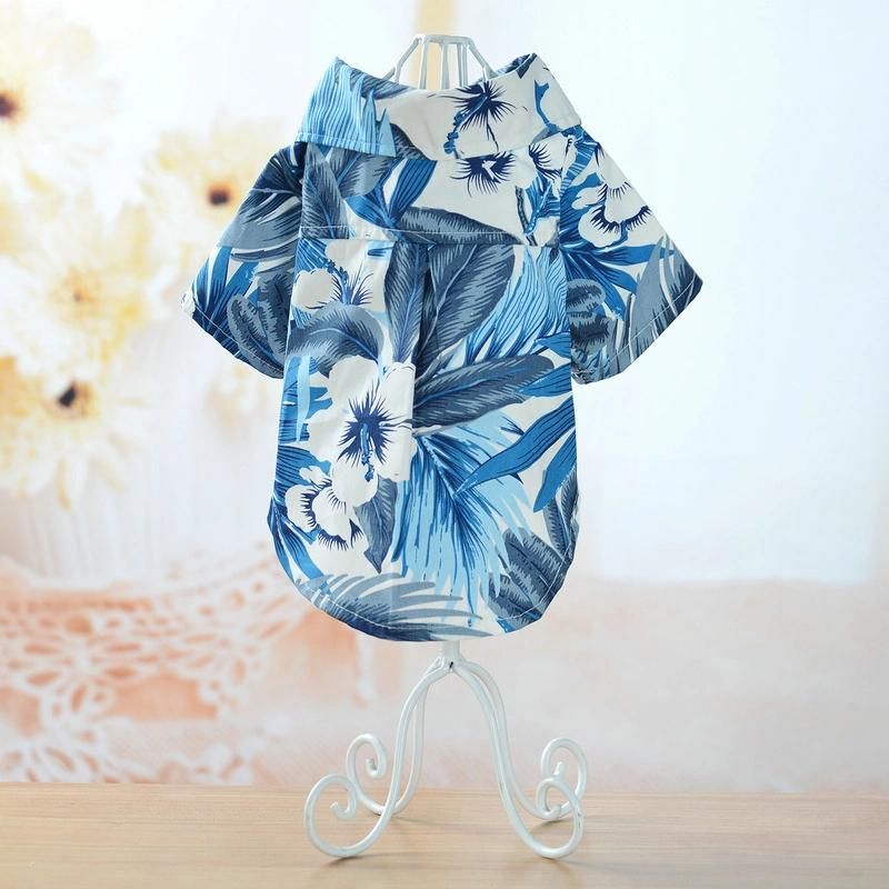 Hawaii Style Breathable Sweat-Absorbent Pet Clothes Dog Shirt Beach Wear