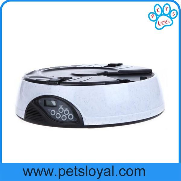 Manufacturer Automatic 6 Meals Pet Dog Feeder Bowl