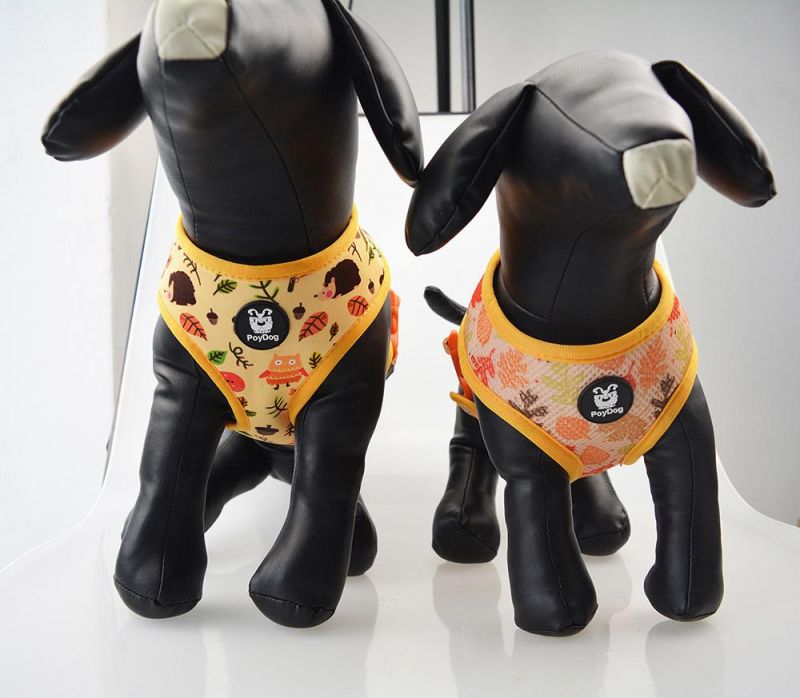 2021 Hot Sale Reversible Dog Harness Custom Pattern Pet Harness Dog Harness Custom Label