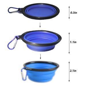 Premium Portable Collapsible Dog Silicone Bowl