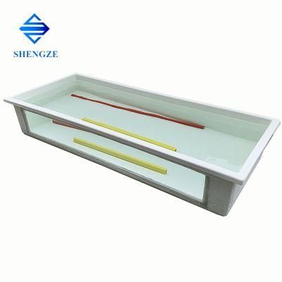 Large Commercial Square Aquarium Aquaculture Fiberglass Koi Fish Tank for Fish Farming with Transparent Window