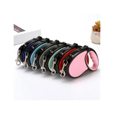 2022 New Customized Multicolor Durable Polyester Tangle-Free Auto Retractable Pet Dog Leash for Walking Running Retractable Hot Sale Products