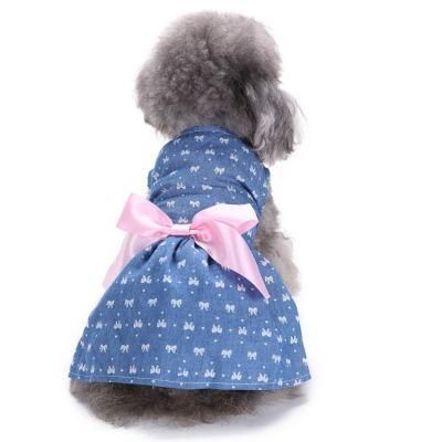 Factory Wholesale High Quality Dog Clothes Summer Cotton Slip Dress Dog and Cat Clothes