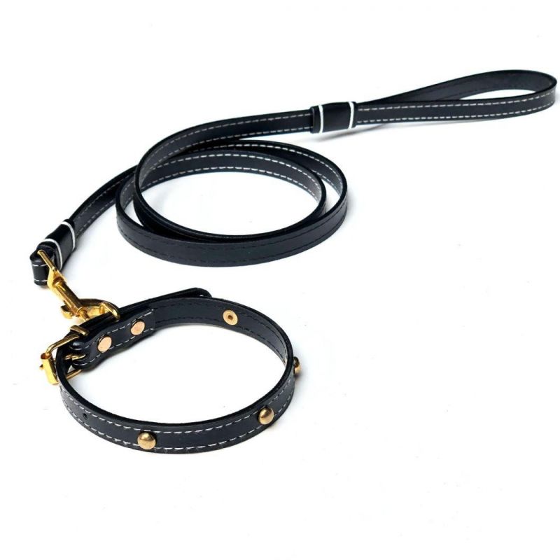 Pet Supplier Wholesale Leather Pet Collar and Custom Dog Collar