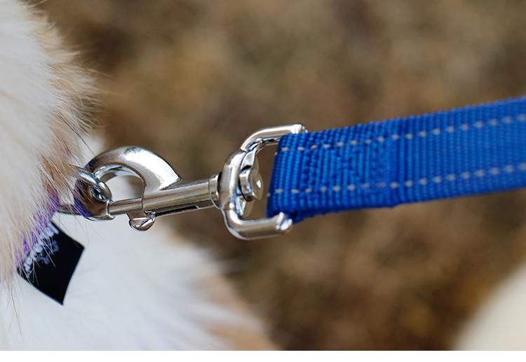High Quality Customized Large Pet Collar and Leash Set Heavy Duty Nylon Reflective Pet Leash