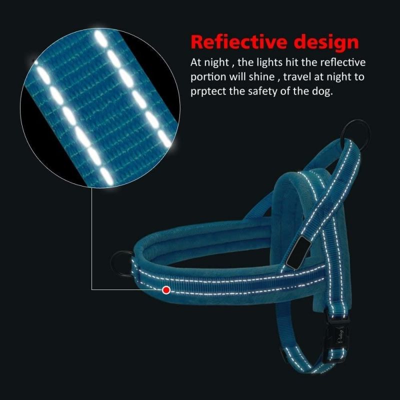 Easy for Walking Training Soft Velvet Dog Harness