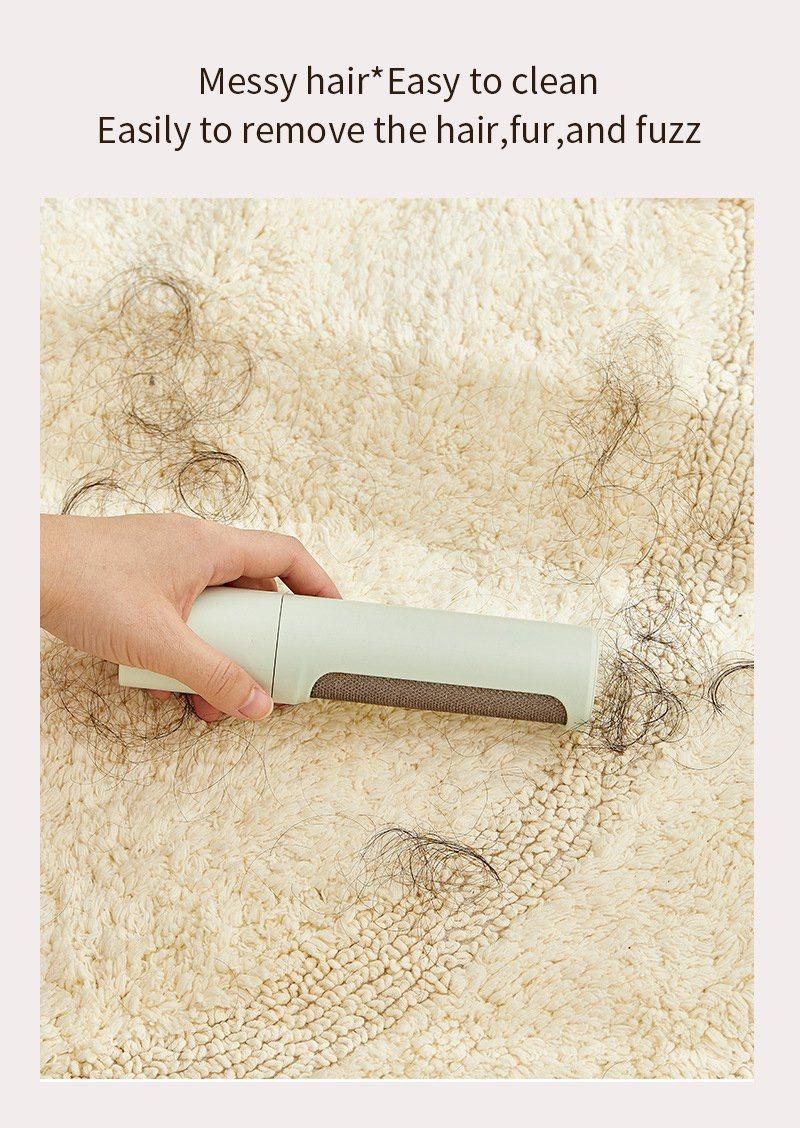 Outdoor Convenient No Need to Wash Plastic Polyester Pet Hair Lint Remover Brush