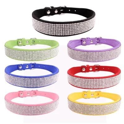 Rhinestone Dog Collar Dazzling Sparkling Crystal Pet Collar