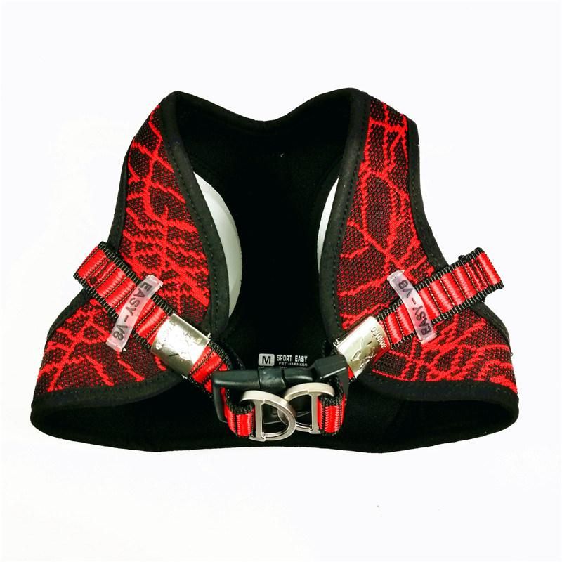 Dog Harness Breathable Mesh No Pull & No Choke Harness Vest for Small Medium Dog Adjustable