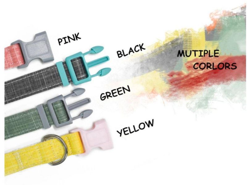 Custom Design Soft Neoprene Padded Adjustable Pattern Cute Sublimation Heat Transfer Polyester Dog Collar Leash