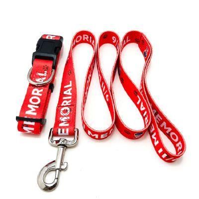 More Popular Personalized Custom Polyester Printed Pet Collar and Leash