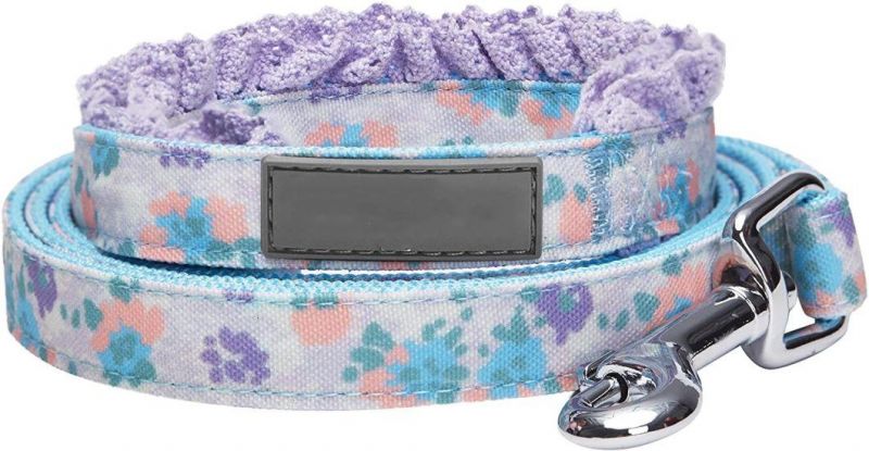 Lace Decoration Floral Dog Leash