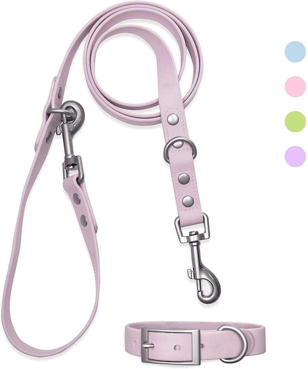 Waterproof Collar and Leash Set for Small, Medium, Large Dogs