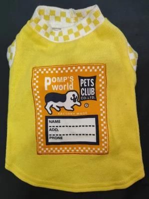 Pets Club Fashion Designer Dog Clothes Wholesale Pet Accessories Dog Clothes