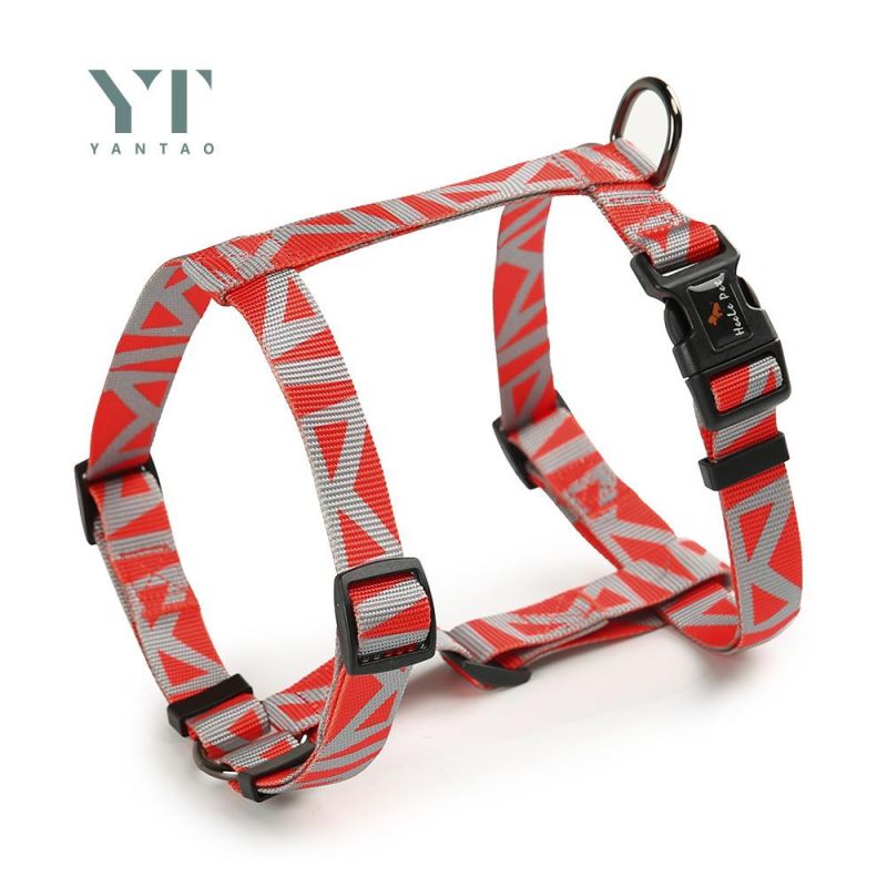 H-Shaped Durable Traction Straps Dog Harness with Custom Design for Pet Dogs