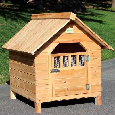 Customized Medium and Large Pet Dog House Asphalt Roof Weatherproof Outdoor Dog House