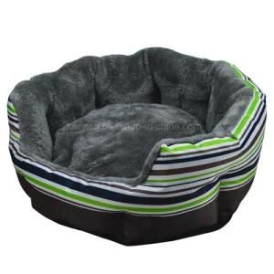 Green/Blue Strip Pet Sofa Dog Cat Bed/House (KA0068)