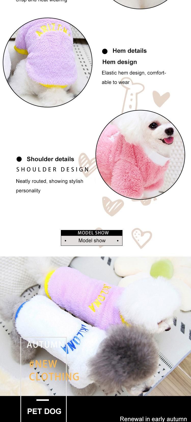 Autumn Winter New Cherry Lace Collar Sweater Small Medium Dog Spring Pet Clothes
