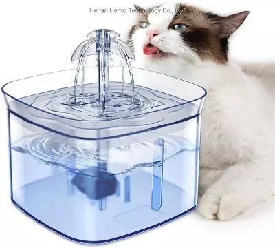 Amazon Hot Sale 2.5L Pet Water Dispenser Automatic Circulation Pet Drinking Bowl Feeder