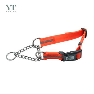 Manufacture Stainless Steel Martingale Chain Adjustable Strong Welded Chain for Dog Training Collar