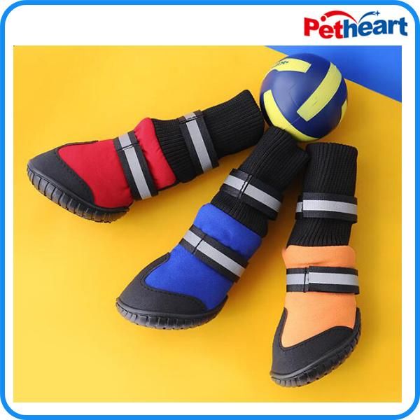 Breathable Pet Mesh Shoes for Waterproof Dog Boots Reflective Magic Tape