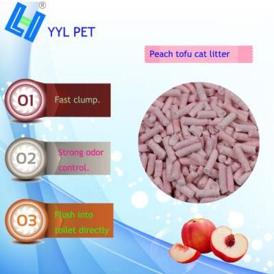 Peach Tofu Cat Litter (YYLD03)