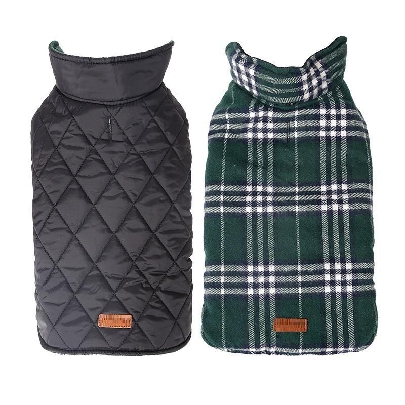 Dog Vest and Warm Winter Plaid Coat Pet Clothes Product
