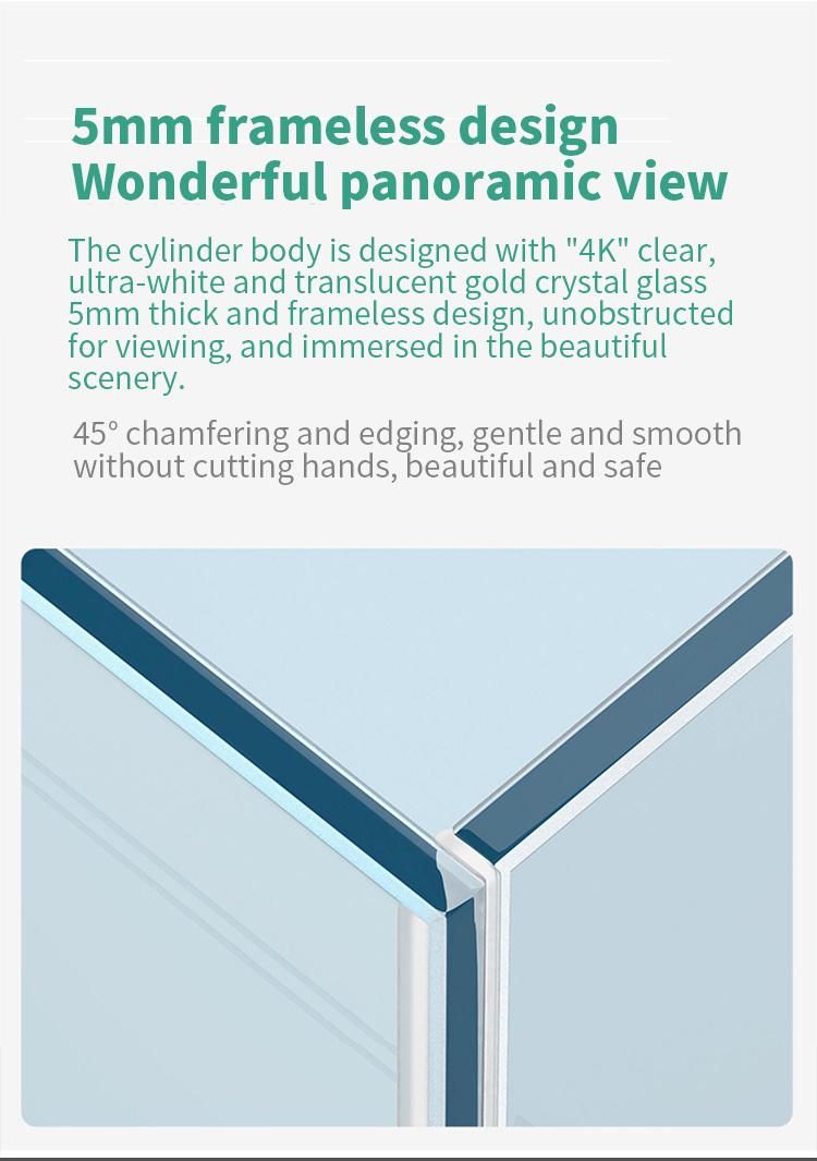 Yee Aquariums Fish Bowl Glass and Cabinet Office Table Aquariums