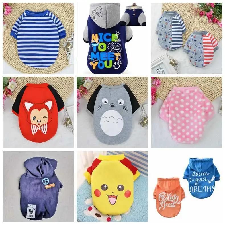 Wholesale Nice Dog Clothes Lovely Pattern Design Classic Tshirt T-Shirts