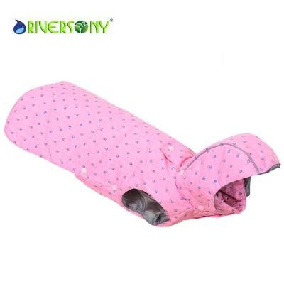 Dog Waterproof Jacket with Hood and Refelctive Trim Impermeable Perro