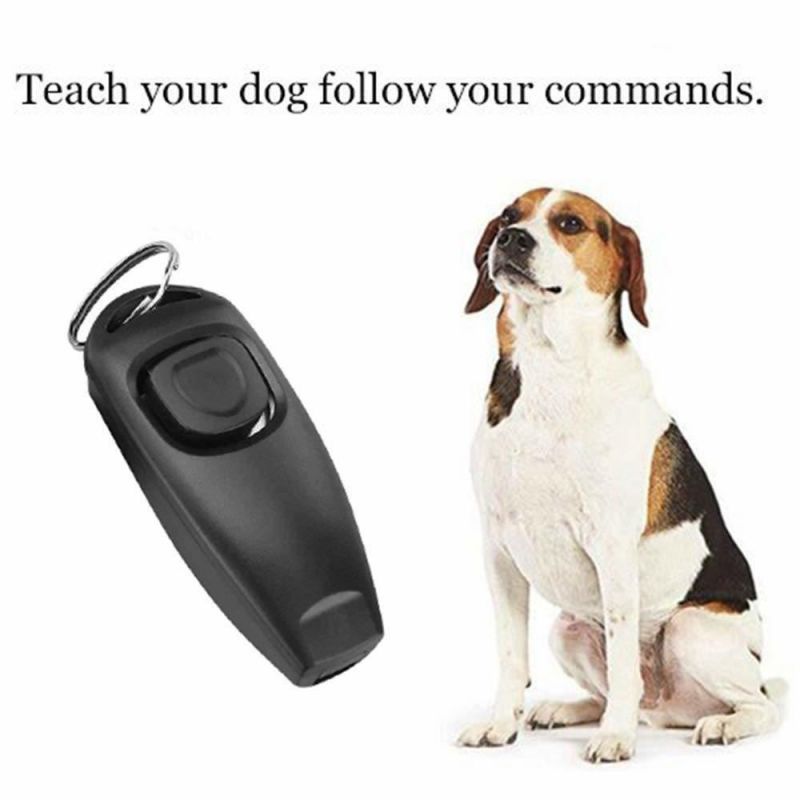 Dog Whistle and Clicker 2 All in One for Training and Playing Dog Products