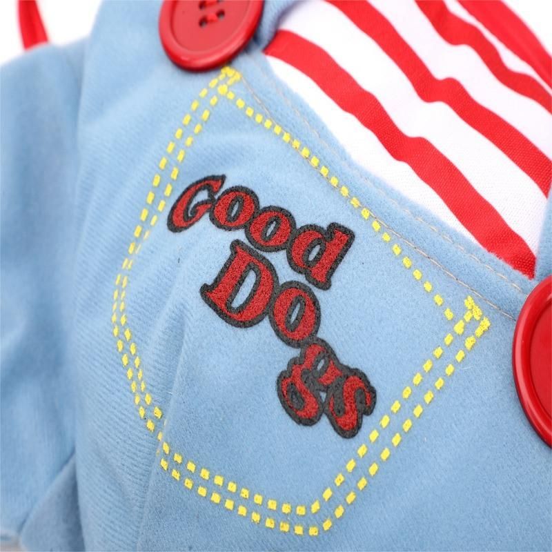 Funny Christmas Elf Cat Dog Costume Role Playing Cosplay Clothes for Small Medium Cats Dog Outfits Xmas New Year