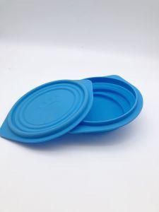 New Design Portable Travel Collapsible Foldable Durable Silicone Pet Dog Bowl for Food &amp; Water