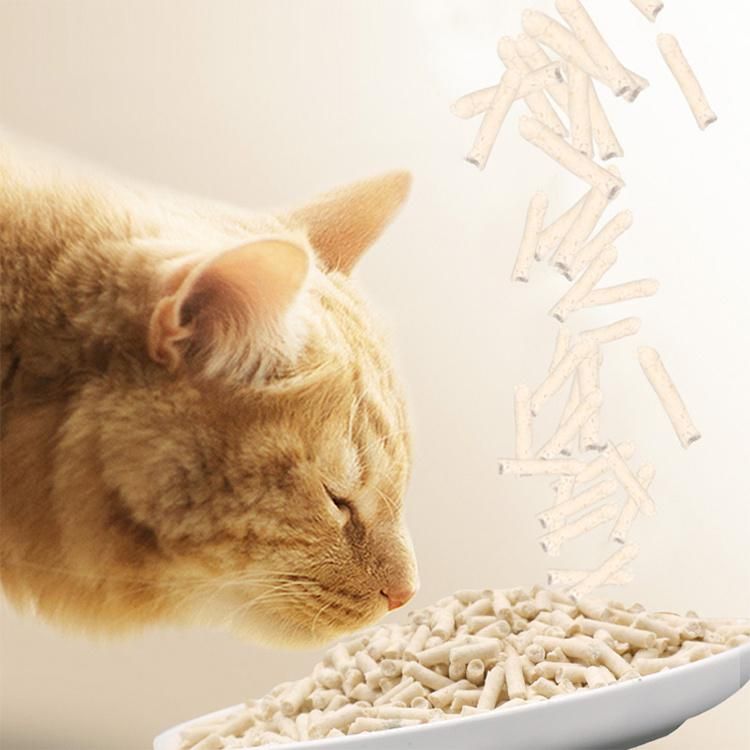 Best Odor Control Clumping Cereal Cat Litter Healthy Plant Fiber Variety Cat Litter for Pet Clean Grooming
