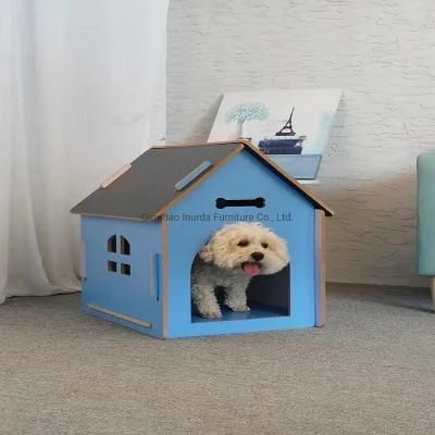 Wooden Cat House for Pets for Indoor and Outdoor Use