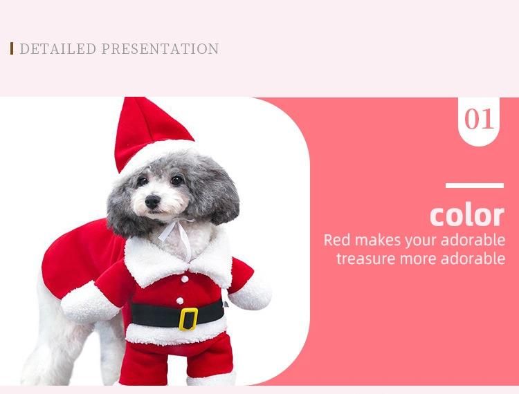 New Super Cute Pet Christmas Clothes Puppy Clothes Three-Dimensional Transforming Dogs Christmas Halloween Costumes